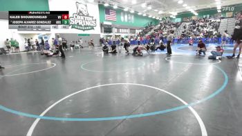 132 lbs Cons. Round 2 - Joseph Alvarez Gonzalez, Adelanto vs Kaleb Shoumounejad, West Valley