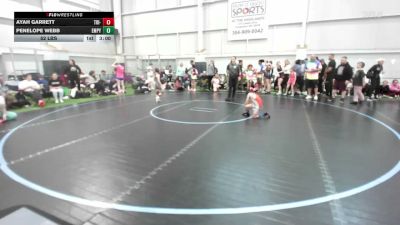 52 lbs Round Robin 1 - Ayah Garrett, Tri-State Grapplers - G vs Penelope Webb, Empyre Wrestling Club - G