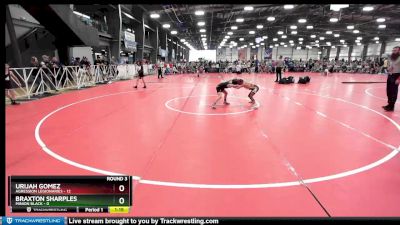 60 lbs Rd# 6- 9:00am Saturday Final Pool - Urijah Gomez, Agression Legionaries vs Braxton Sharples, Minion Black