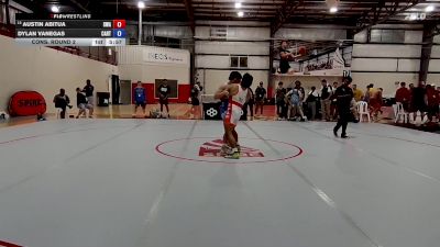 72 kg Cons. Round 2 - Austin Abitua, SPAR Wrestling Academy vs Dylan Vanegas, Castleton RTC