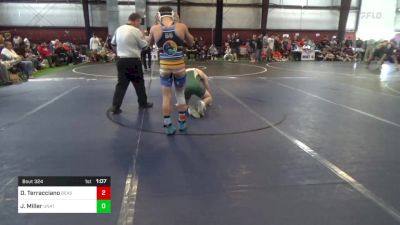 140 lbs Quarterfinal - Dominic Terracciano, Beast Coast vs Josiah Miller, Unattached