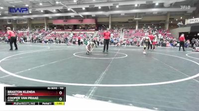 110 lbs Round 2 - Braxton Klenda, Hillsboro vs Cooper Van Praag, Derby