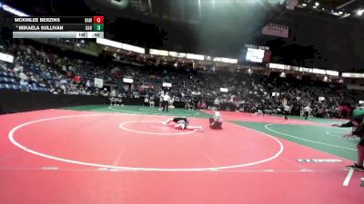 125 lbs 5th Place Match - Mikaela Sullivan, DAB1 vs Mckinlee Berzins, BAM1