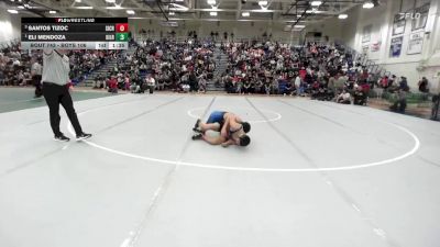 Boys 106 lbs 1st Place Match - Eli Mendoza, Gilroy Boys vs Santos Tizoc, Silver Creek Boys