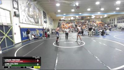 190 lbs Quarterfinal - Luke Salcido, Villa Park vs Logan Trevino, Calvary Chapel (Santa Ana)