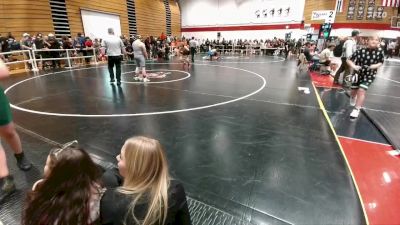 157 lbs Champ. Round 1 - Kade Enis, Thermopolis Middle School vs Cade Gorda, Centennial Middle School