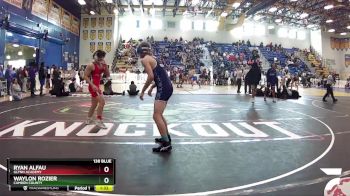 138 Blue Round 5 - Waylon Rozier, Camden County vs Ryan Alfau, Glynn Academy