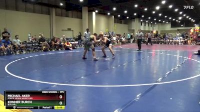 175 lbs Cons. Round 4 - Konner Burch, B.R.A.W.L vs Michael Aker, Ponte Vedra Wrestling