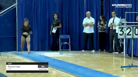 Pauline Tratz - Vault, UCLA - 2019 NCAA Gymnastics Ann Arbor Regional Championship
