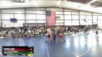 120 lbs Cons. Round 3 - Hameti Lomu, Team Pride Academy vs Malcolm Jensen, Jordan Juniors