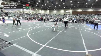 66 lbs Consi Of 8 #2 - Francisco Macias, Nevada Elite vs Anthony Banyas, Swamp Monsters