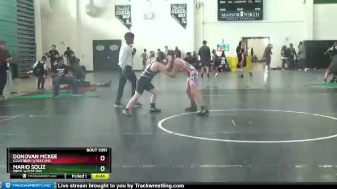 110 lbs Round 2 - Donovan Mckee, Gold Rush Wrestling vs Mario Soliz ...