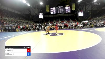 138 lbs Rnd Of 256 - Luke Nieto, NY vs Roman Clouse, KS