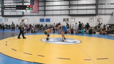 120 lbs Allday - Thomas Egley, GREAT BRIDGE WRESTLING CLUB vs Jordan Miller, TRIANGLE WRESTLING CLUB