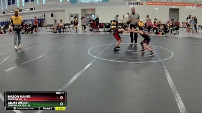 52 lbs Round 1 (6 Team) - Mason Maher, Riverdale WC vs Adam Welch, Sniper Black Ops