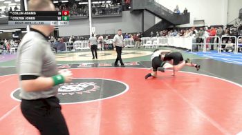 4 - 165 lbs Champ. Round 1 - Collin Adams, Patrick Henry - Ashland vs Colten Jones, Woodgrove