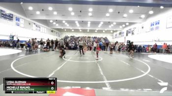 100 lbs Cons. Round 2 - Lydia Guzman, Santa Ana Wrestling Club vs Michelle Rialmo, Americana Jiu Jitsu Collective