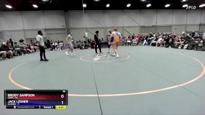 190 lbs Placement Matches (8 Team) - Brody Sampson, Iowa vs Jack Lesher, Illinois