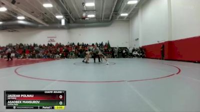 138 lbs Champ. Round 1 - Jaizeah Polnau, Skyview vs Asadbek Mansurov, Overland