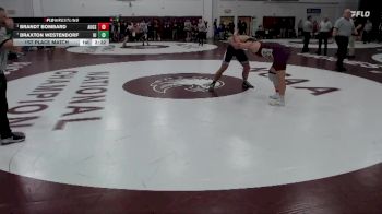 184 lbs 1st Place Match - Brandt Bombard, Augsburg vs Braxton Westendorf, Upper Iowa