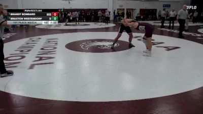 184 lbs 1st Place Match - Brandt Bombard, Augsburg vs Braxton Westendorf, Upper Iowa