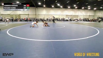 80 lbs Consi Of 4 - Cameron Rodgers, Funky Singlets 12U vs Richard Flores, Northern Colorado 12U