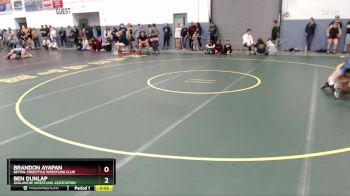 132 lbs Cons. Round 3 - Ben Dunlap, Avalanche Wrestling Association vs Brandon Ayapan, Bethel Freestyle Wrestling Club