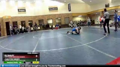 82 lbs Cons. Round 4 - Eli Bailey, Contenders Wrestling Academy vs Cheston Heady, Kokomo Wildkat Wrestling Club