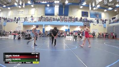 106 lbs Semifinal - Mikael Teague, Minico vs Kaden Oldroyd, Westlake