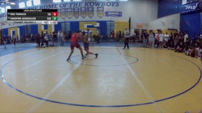 120 lbs Champ. Round 3 - Rio Tanacs, Team Barracuda vs Onofre Gonzales, IMG Academy/ Ascender Elite