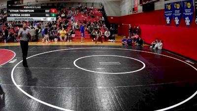 108 lbs Quarterfinal - Cepeda Hobbs, Valley vs Ethan Thompson, Southmoreland