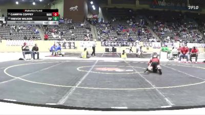 106 lbs Cons. Round 2 - Trevor Wilson, Pleasure Ridge Park vs Camryn Coffey, Madison Central