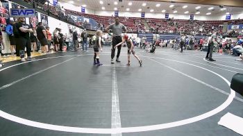 43 lbs Semifinal - TeeJay Henry, Comanche Takedown Club vs Preslie Dickerson, Clinton Youth Wrestling