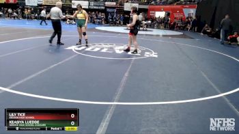 185G Champ. Round 1 - Lily Tice, Eielson High School vs Keasiya Luedde, Service High School Cougars