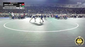 B5A-165 lbs Cons. Semi - Cooper Zickefoose, Claremore vs Brody Curliss, Blanchard