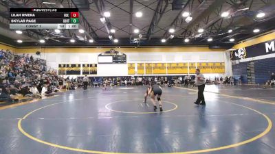 124 lbs Consy 1 - Lilah Rivera, Fox Chapel vs Skylar Page, South Allegheny