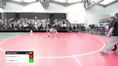 200-J lbs Quarterfinal - Noah Leonardi, Truman Rams vs Graeden Lackett, Frost Gang