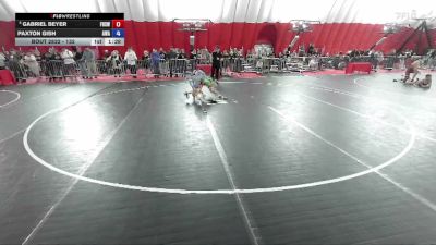 132 lbs Cons. Round 4 - Gabriel Beyer, Freedom High School Wrestling vs Paxton Gish, Askren Wrestling Academy