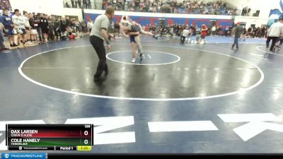 138 lbs Cons. Round 2 - Dax Larsen, Coeur D Alene vs Cole Hanely, Timberlake