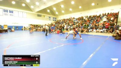 175 lbs Cons. Round 2 - Matthew Cauble, Eastvale Elite vs Edward Diaz, Santa Ana Valley