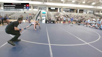 120 lbs Nikolas Duarte, Illinois vs Abe Heysinger, Iowa Red