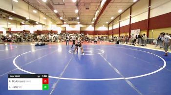 106 lbs Quarterfinal - Anthony BoJorquez, South Shore Elite Wrestling Club vs Logan Barry, Mayo Quanchi