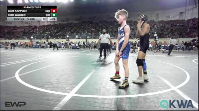 76 lbs Round Of 16 - Liam Kappler, Choctaw Ironman Youth Wrestling vs Kirk Walker, Tulsa Blue T Panthers