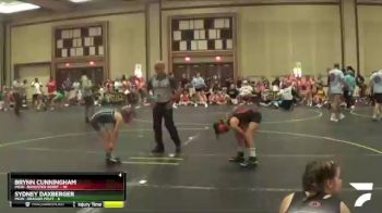 75 lbs Round 2 (4 Team) - Brynn Cunningham, MGW- Bangster Berry vs Sydney Daxberger, MGW- Dragon Fruit
