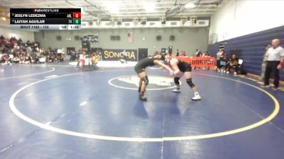 155 lbs Quarterfinal - Laiyah Aguilar, Fountain Valley vs Jeslyn Ledezma, Arlington