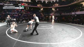 6A 130 lbs 1st Place Match - Avery Fitzgerald, Rockwall vs Camille Rainey, Arlington Martin