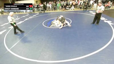 105 lbs 1st Place Match - Averi Colella, Unattached vs Ashley Hammond, Unattached