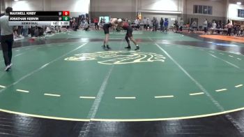 165 lbs Semifinal - Maxwell Kirby, Edinboro vs Jonathan Kervin, Indiana Tech