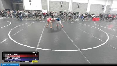 125 lbs Quarterfinal - Jayden Cornell, Freedom Wrestling Club vs Jared LaPlante, Askren Wrestling Academy