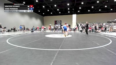157 lbs Cons. Round 4 - Jonathon Schmidt, NM vs Jaren Peterson, OK